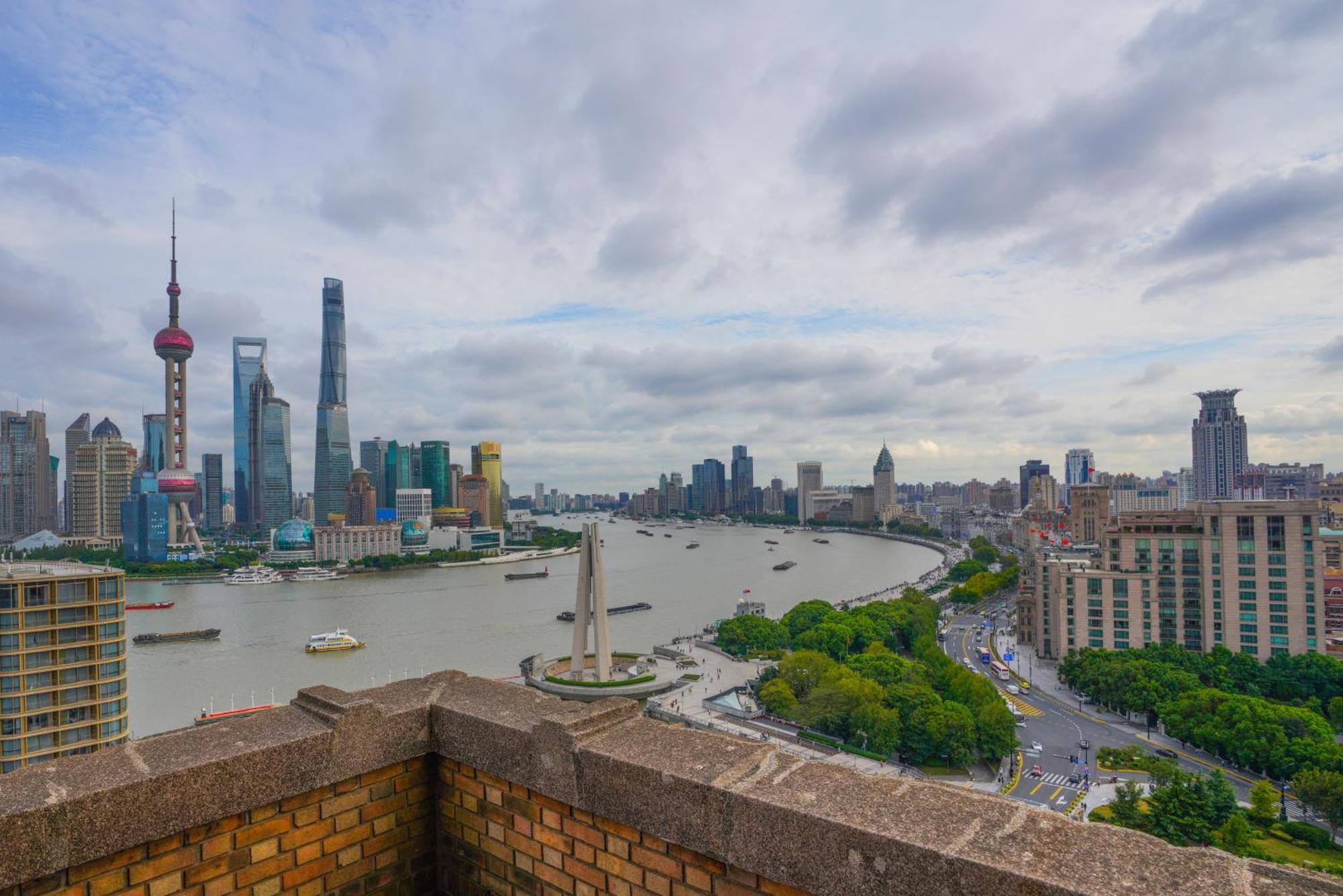 Broadway Mansions Hotel - On The Bund Shanghai Esterno foto